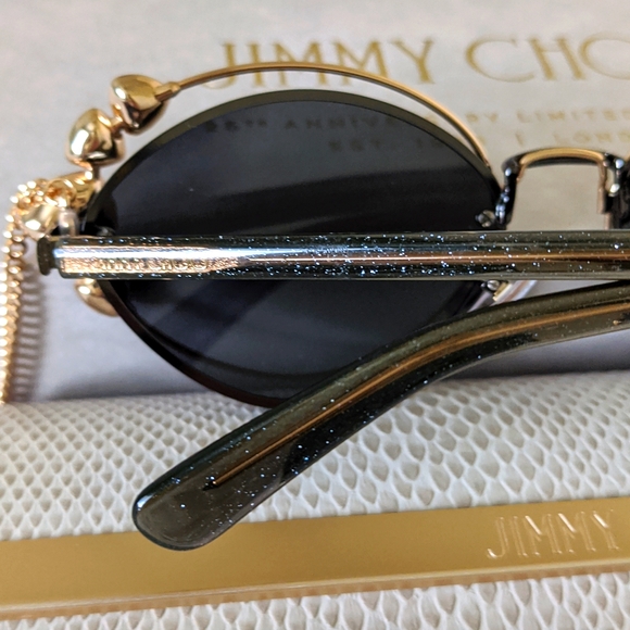 Jimmy Choo ShineS Sunglasses Swarovski Crystal 25th Anniversary Limited Edition - Picture 17 of 17